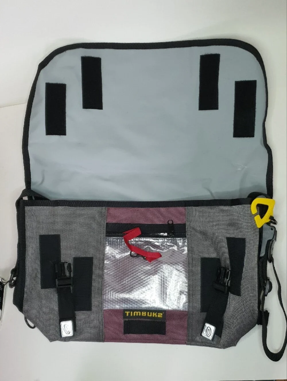 Limited Edition Timbuk2 Gray/Maroon Medium Messenger Bag